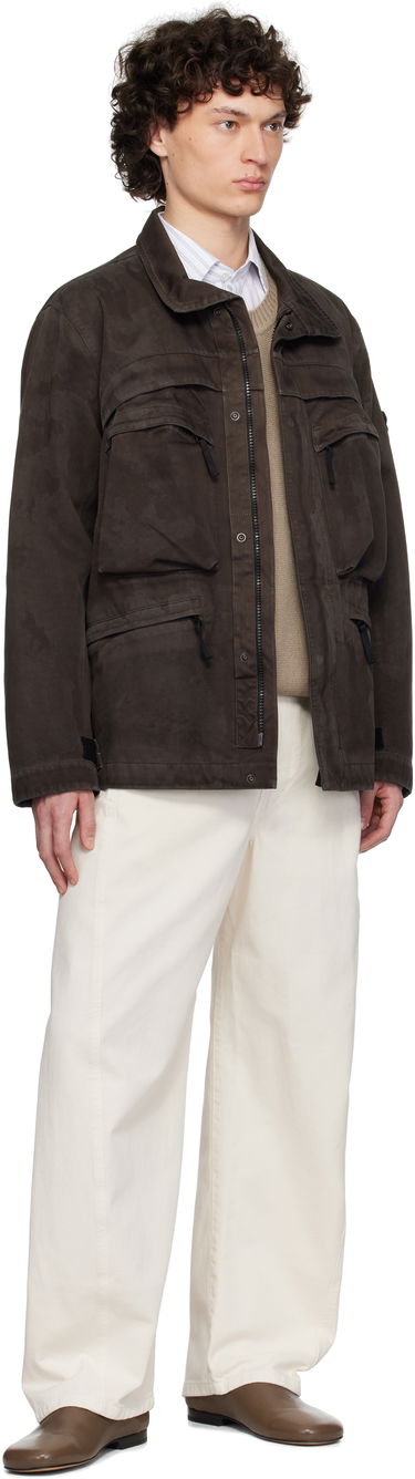 Парка Stone Island Stone Island Laser Camo 3L Raso Gommato Jacket Кафяво | K1S15 4100022 S0078, 4