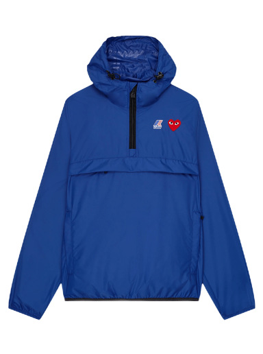 Ветровка Comme des Garçons PLAY x K-Way Half-Zip Packable Jacket Синьо | P1J502 2