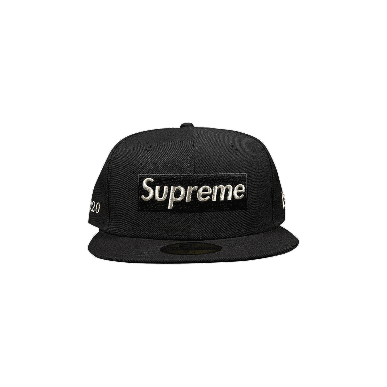 Шапка с козирка Supreme $1M Metallic Box Logo New Era Черно | SS20H21 BLACK, 0
