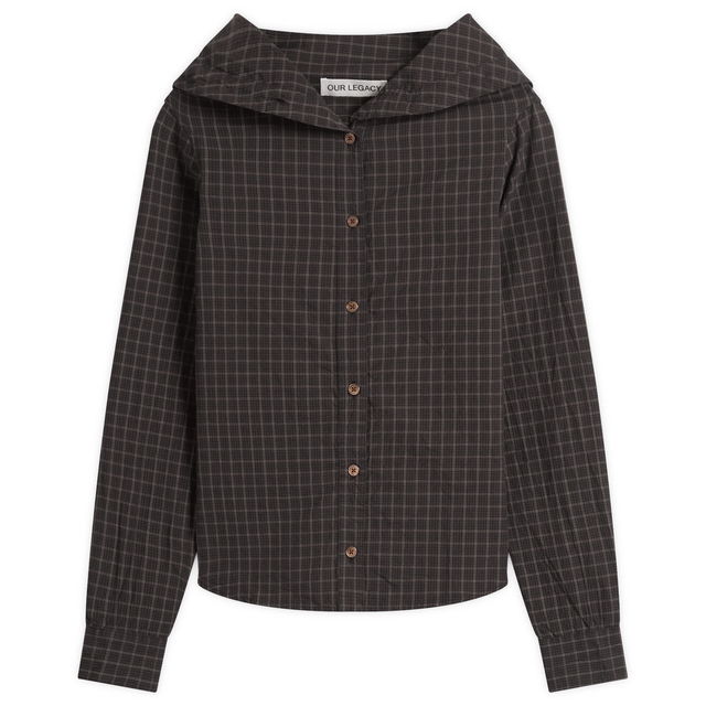 Our Legacy Kaonashi Wide Neck Shirt, Size EUR 32