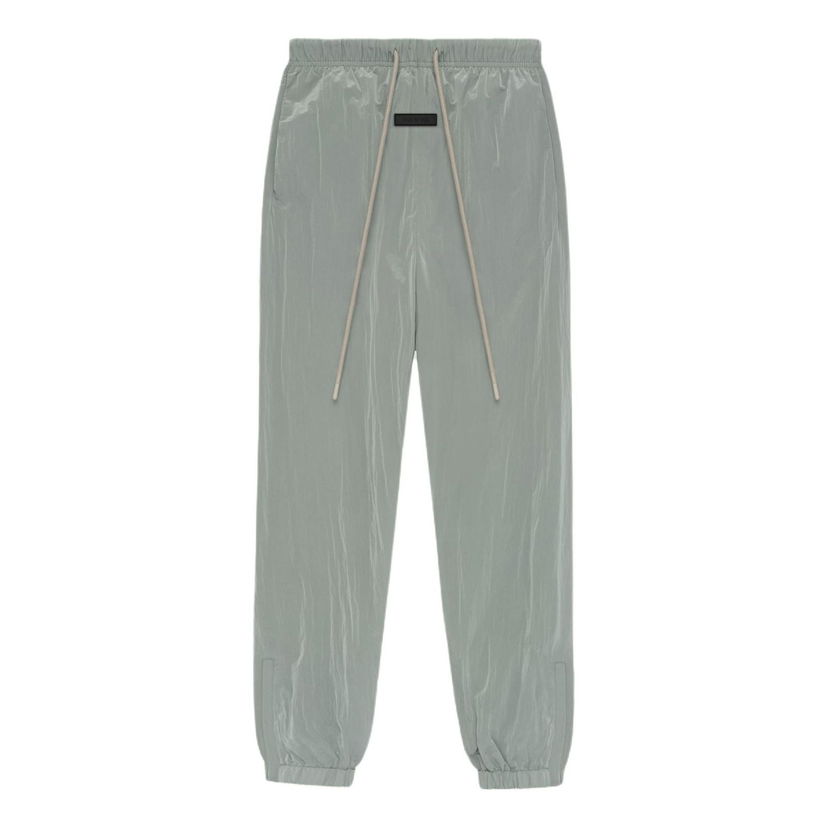 Спортни панталони Fear of God Fear of God Essentials SS24 Crinkle Nylon Track Pants Зелено | 130SP244245F