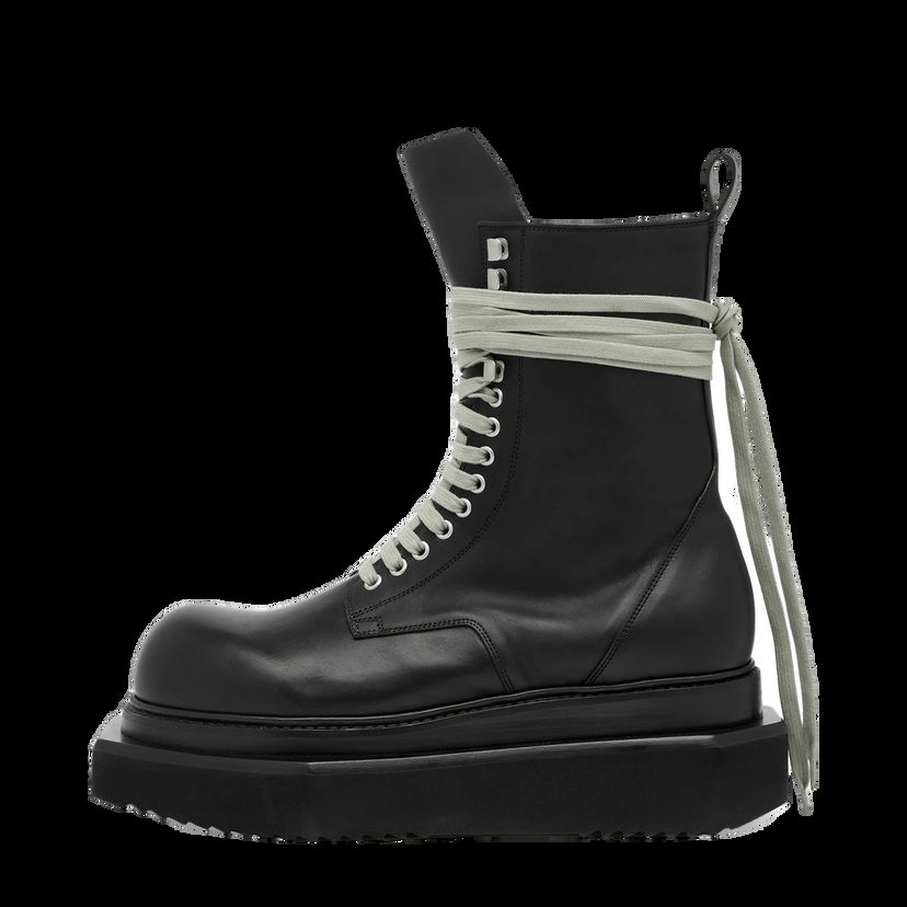 Кецове и обувки Rick Owens Laceup Turbo Cyclops Boot Черно | RU02D6875-98