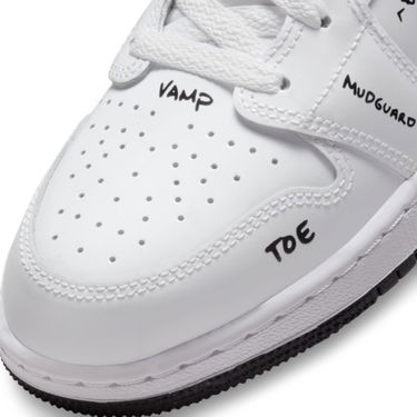Кецове и обувки Jordan Air Jordan 1 Mid "Schematic" GS Бяло | DQ1864-100, 1