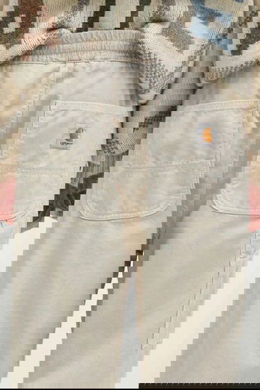 Панталони Carhartt WIP Cotton Trousers Flint Pant Бежово | I029919.2LPGD, 3