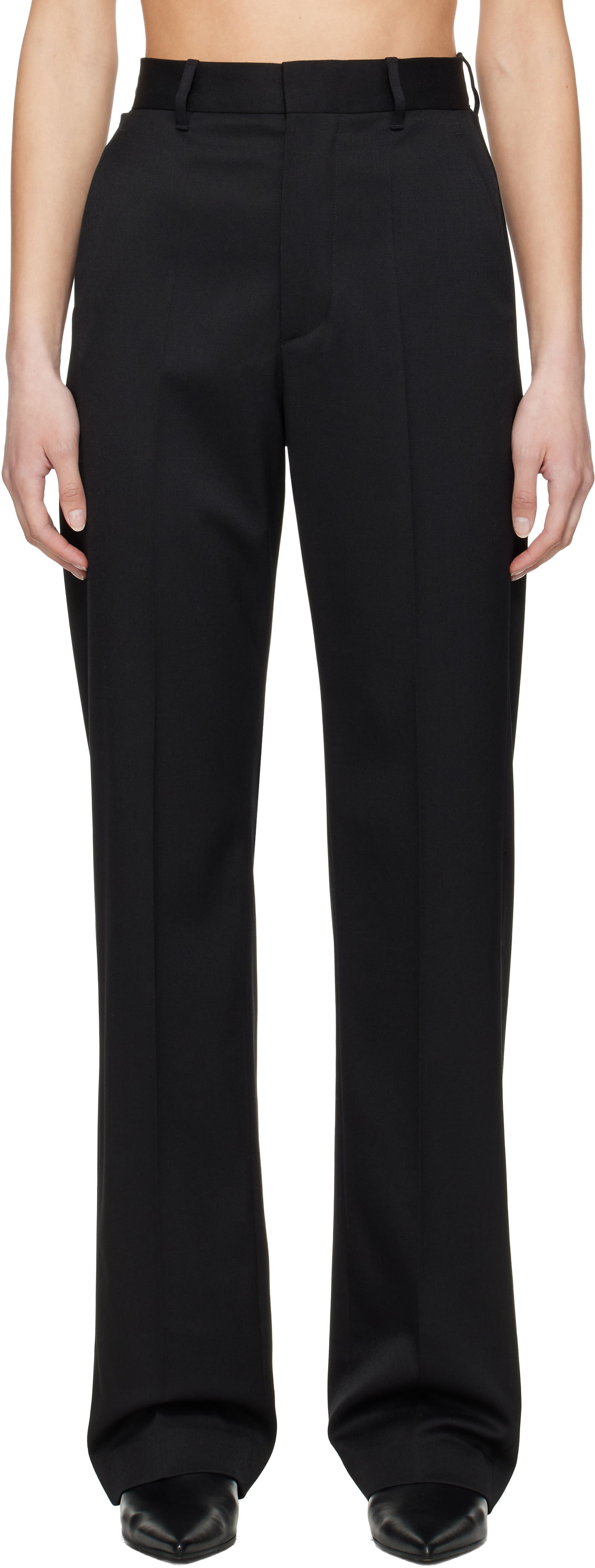 Панталони Maison Margiela MM6 Maison Margiela Tailoring Wool Blend Trousers Черно | S62KB0224 S47848, 0