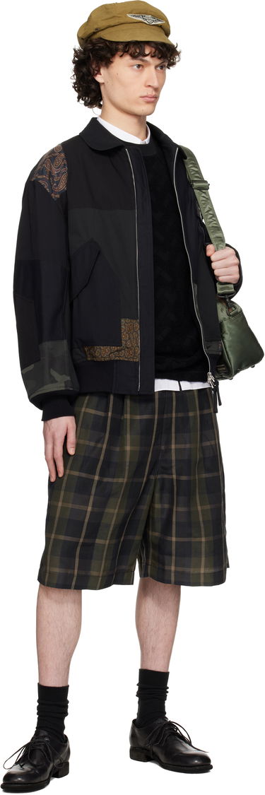 Яке бомбър Comme des Garçons CDG Homme Nylon Back Satin Mix Jacket Черно | HO-J023-051, 3