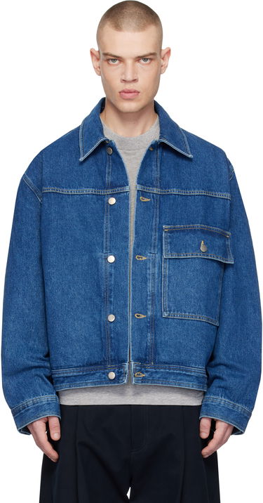Яке Studio Nicholson Studio Nicholson Petar Denim Jacket Синьо | PETAR SNM-1079, 0