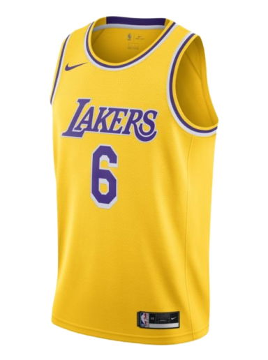 Фланелка Nike Lakers Icon Edition 2020 NBA Swingman Жълто | CW3669-738