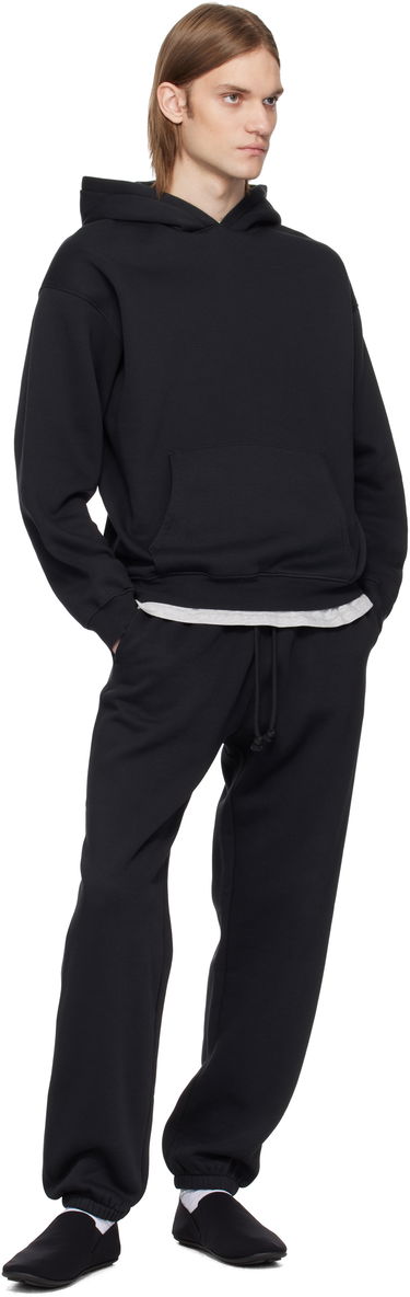 Суитчър SKIMS SKIMS Fleece Lounge Relaxed Hoodie Черно | PL-PLO-8461M-WASHED ONYX, 3