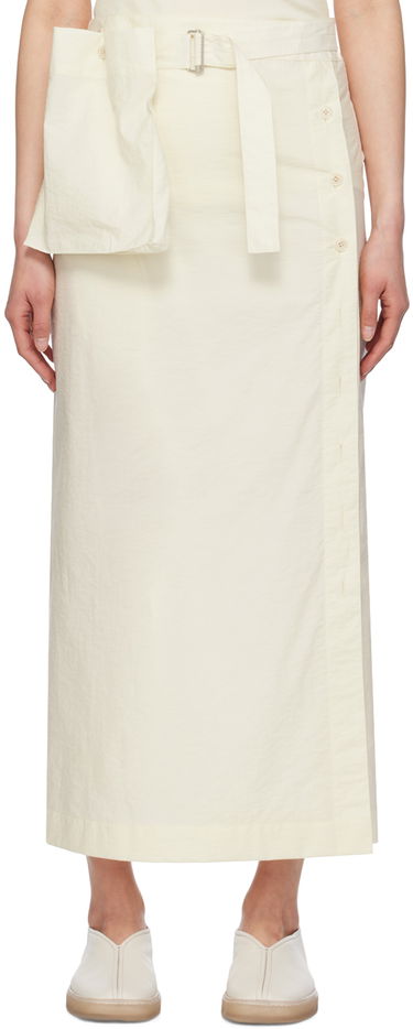 Пола LEMAIRE Wrap Midi Skirt Бяло | SK1021 LF1234, 0