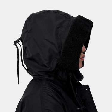 Парка Carhartt WIP Hooded Parka with Faux-Fur Lining Черно | I033929_9, 4