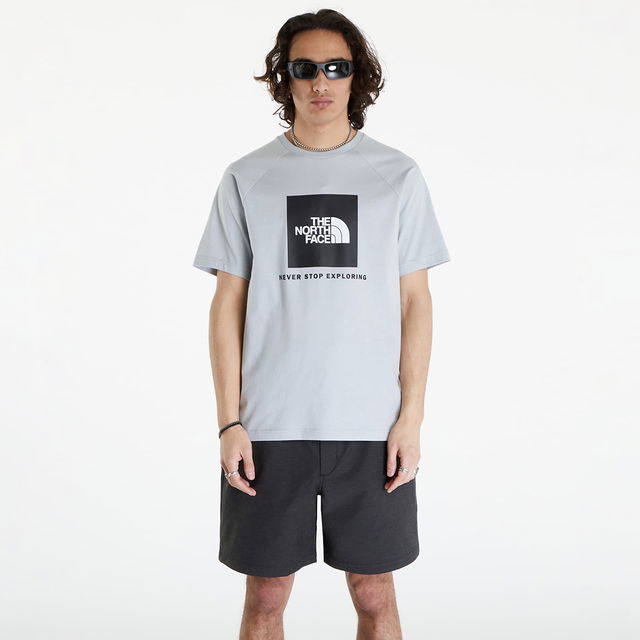 Raglan Redbox Tee High Rise Grey