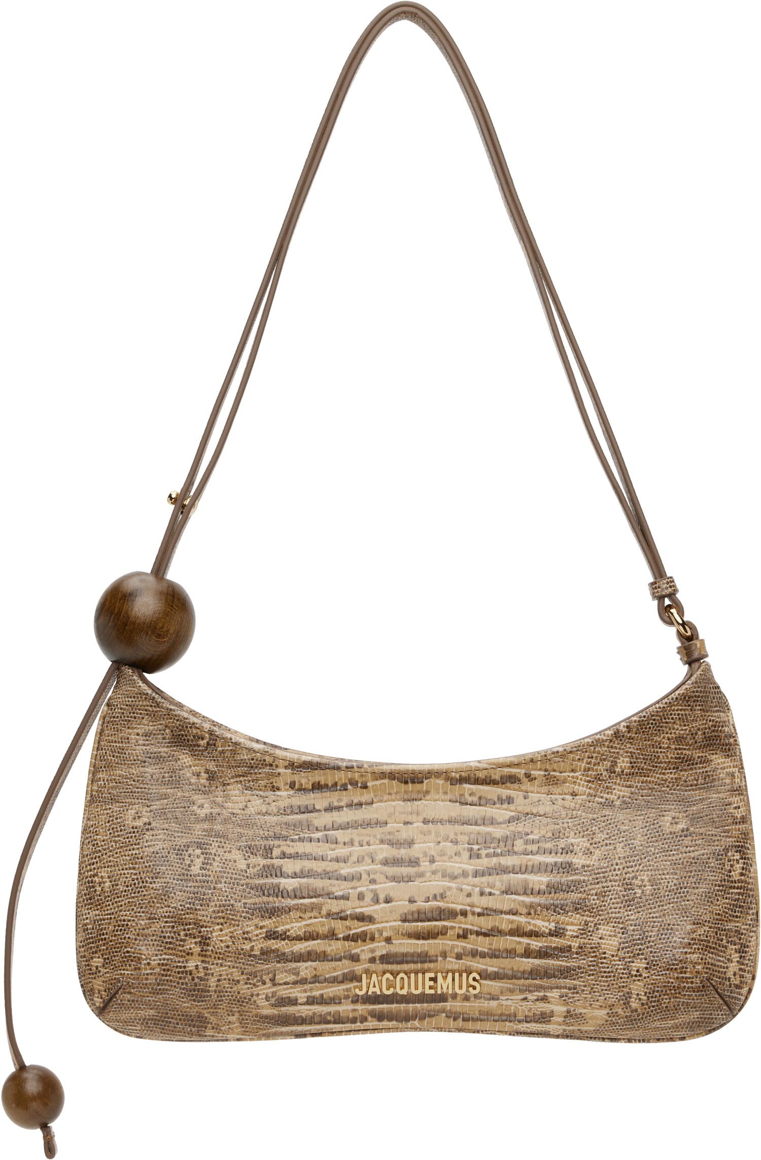 Чанта през рамо Jacquemus Jacquemus 'The Bisou Perle' Shoulder Bag Кафяво | 25E233BA057-3231, 0