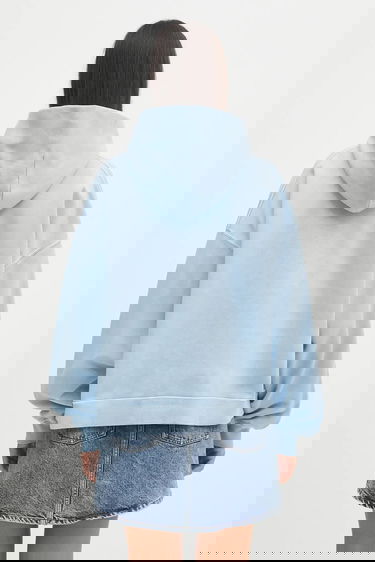 Суитчър Carhartt WIP Benton Sweat Relaxed Fit Hooded Sweatshirt Синьо | I034512.2P5GD, 2