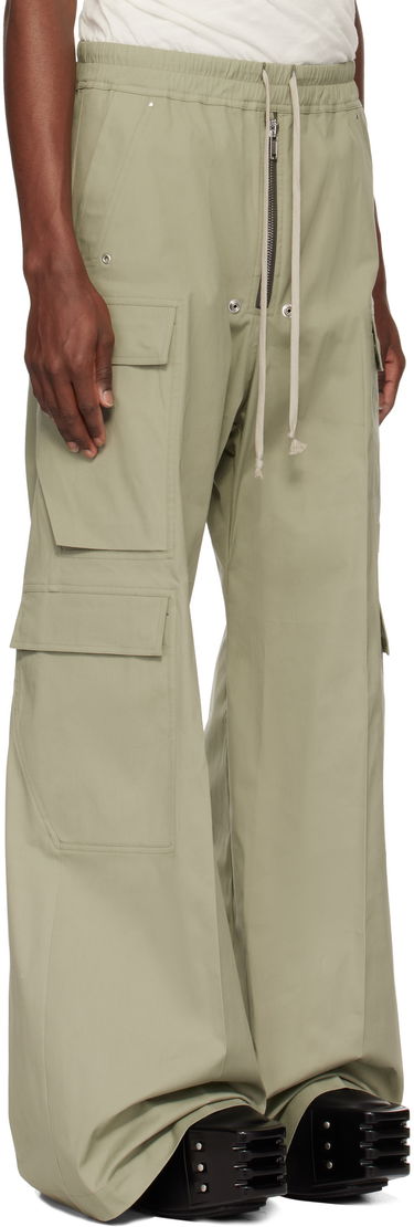 Карго панталони Rick Owens Rick Owens Hollywood Cargobela Cargo Pants Зелено | RU01E5339 TE, 4