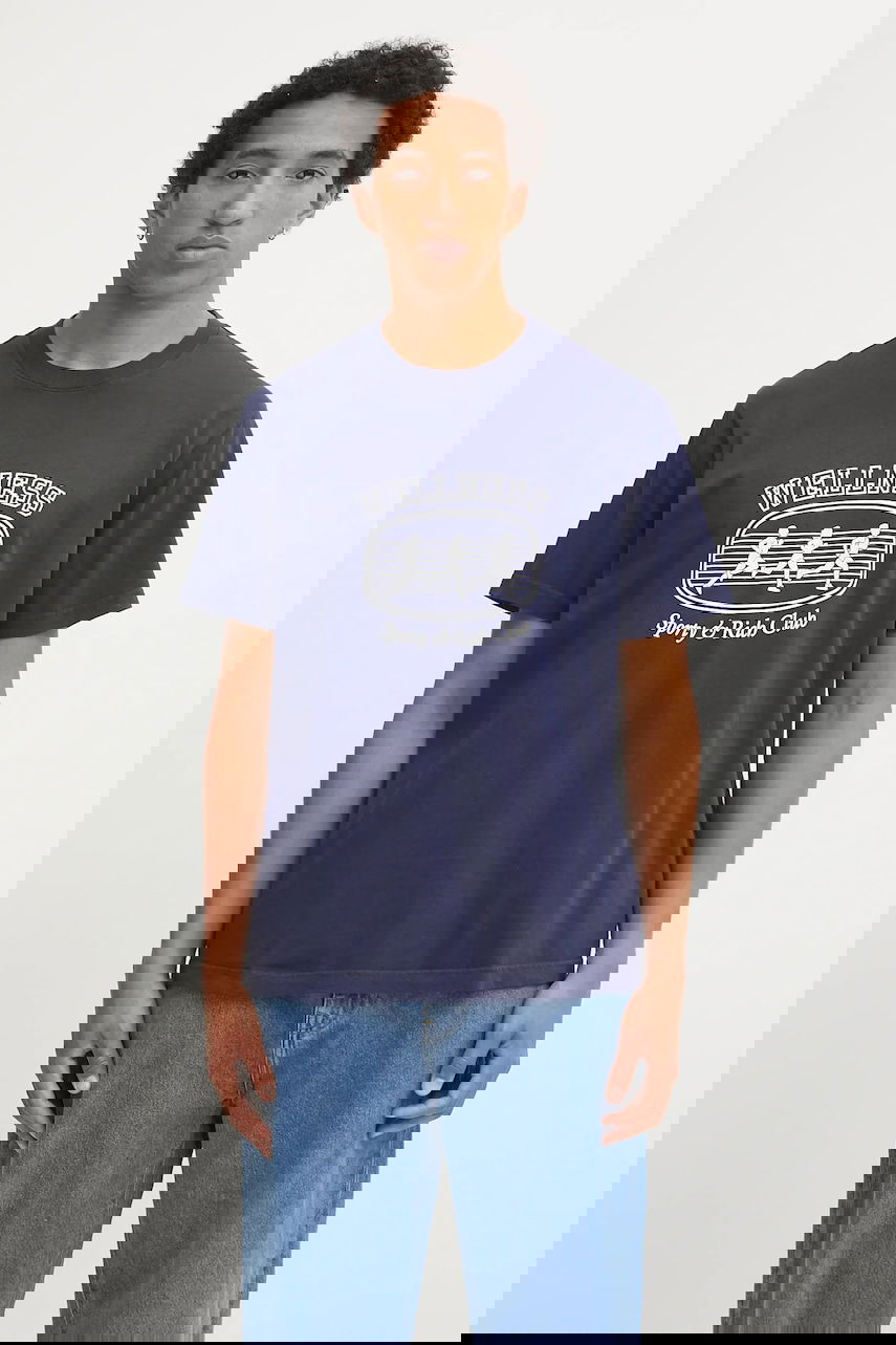 Тениска Sporty & Rich Sporty & Rich Wellness T-Shirt Тъмно синьо | TO043620126BL106, 0