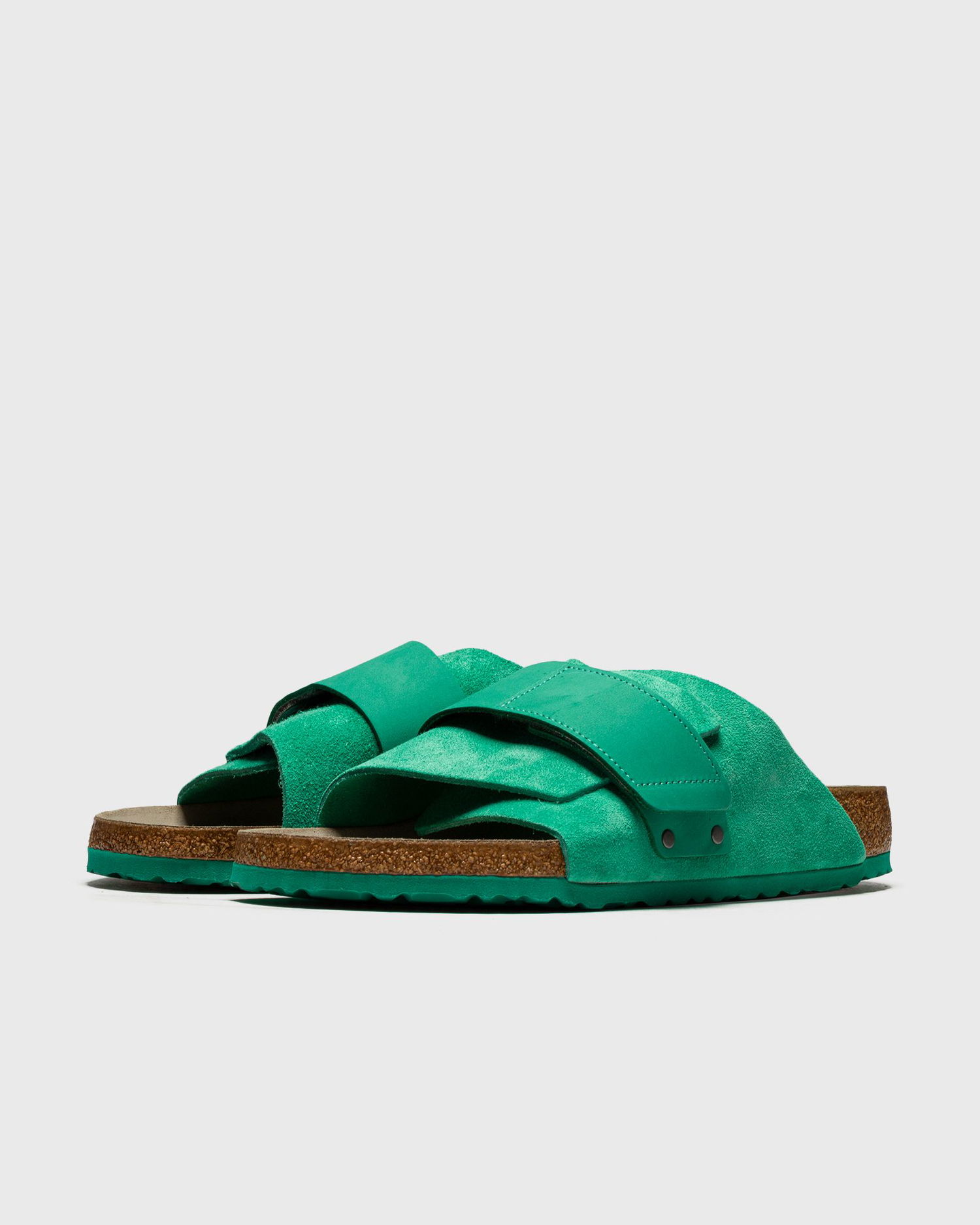 Кецове и обувки Birkenstock Kyoto VL Soft Suede & Nubuck Bold Зелено | 1022370, 1