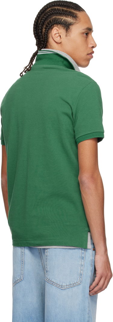 Поло тениска Polo by Ralph Lauren Ralph Lauren Classic Fit Polo Bear Mesh Polo Зелено | 710963817001, 2