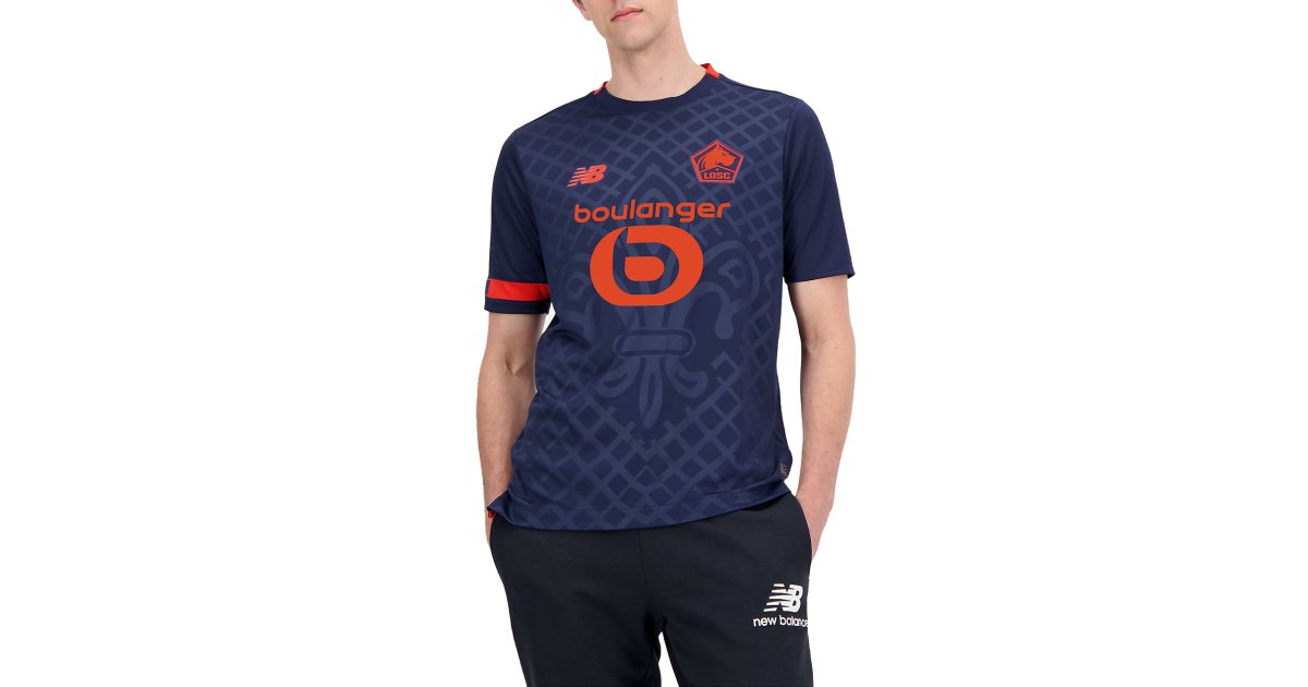 Фланелка New Balance Lille LOSC 2023/24, Тъмно синьо | mt230256-thd, 1