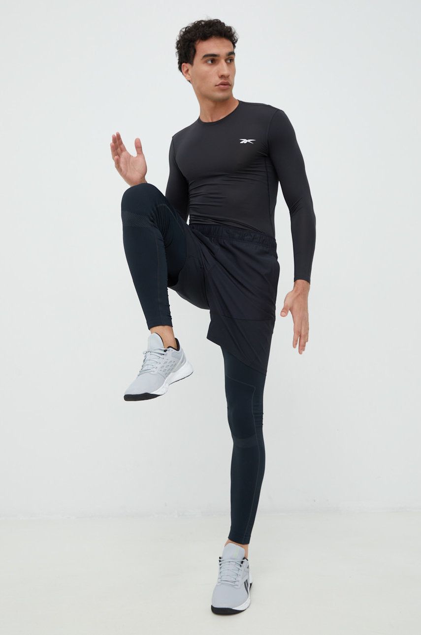 Комплект Reebok Reebok Workout Ready Long Sleeve Training T-Shirt Черно | HG6379, 0