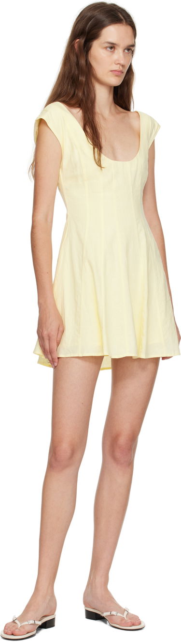 Pокля GUIZIO Guizio Leila Mini Dress Жълто | P25401W085, 3