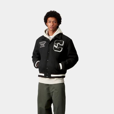 Яке бомбър Carhartt WIP WIP World Class Varsity Jacket Черно | I035432_6, 2