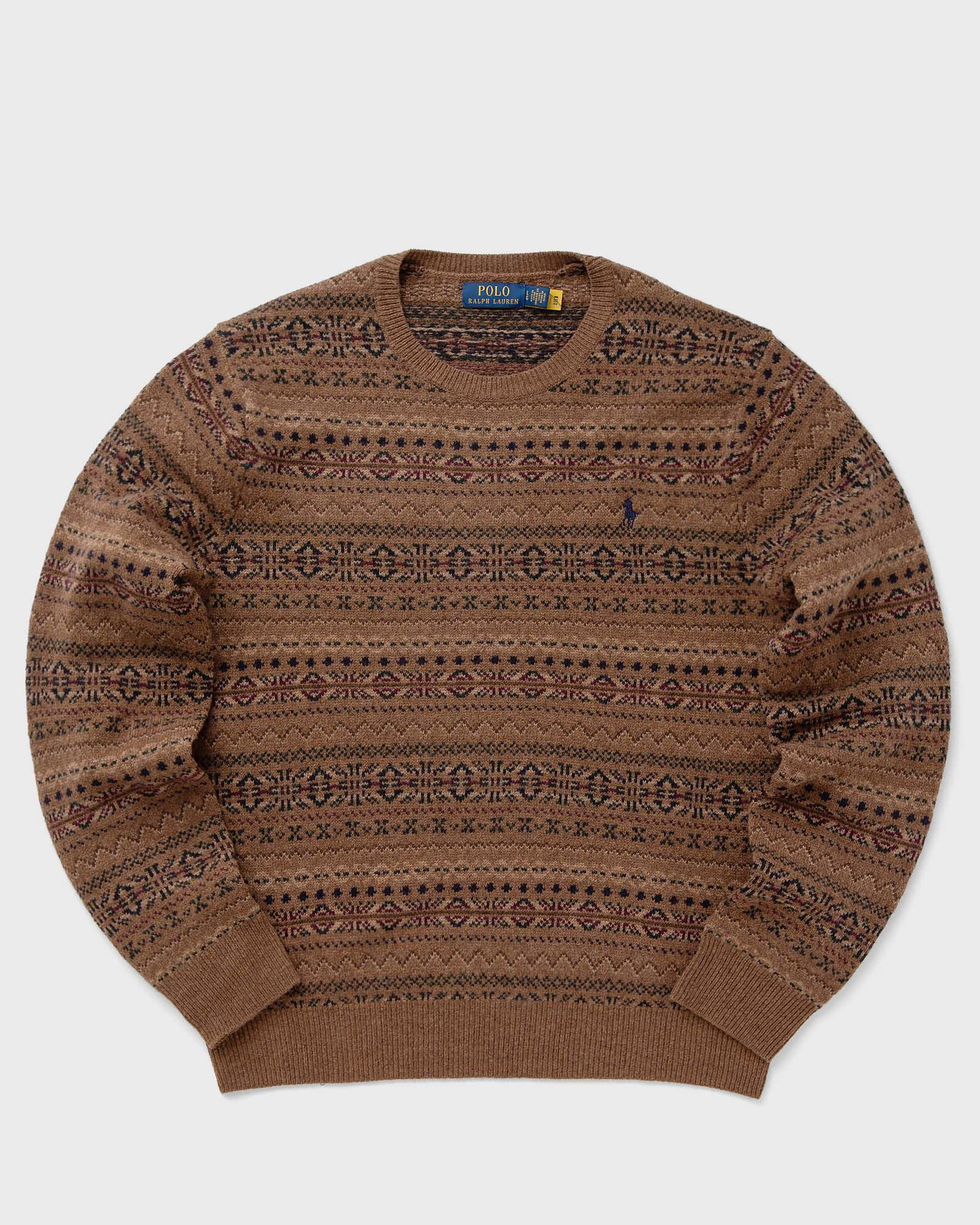 Пуловер Polo by Ralph Lauren Polo Ralph Lauren LONG SLEEVE-PULLOVER men Кафяво | 710948862001, 0
