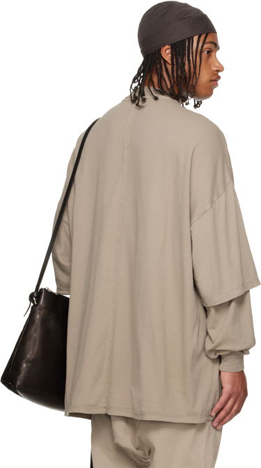 Суитчър Rick Owens Concordians Tommy Hustler Layered Sleeve Oversized Sweatshirt Бежово | DU02E7266 JDB, 2