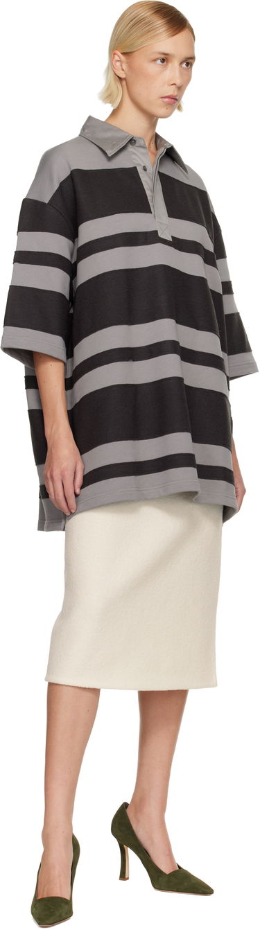 Поло тениска AMI Ami De Coeur Cotton Striped Polo Многоцветен | H25UPL414.JE0168, 3