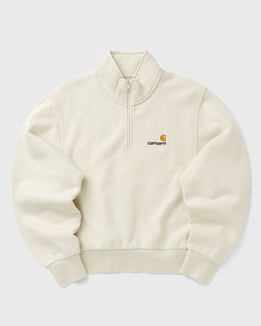 Суитчър Carhartt WIP American Script High Neck Quarter-Zip Sweatshirt Бежово | I033827-05.XX, 1