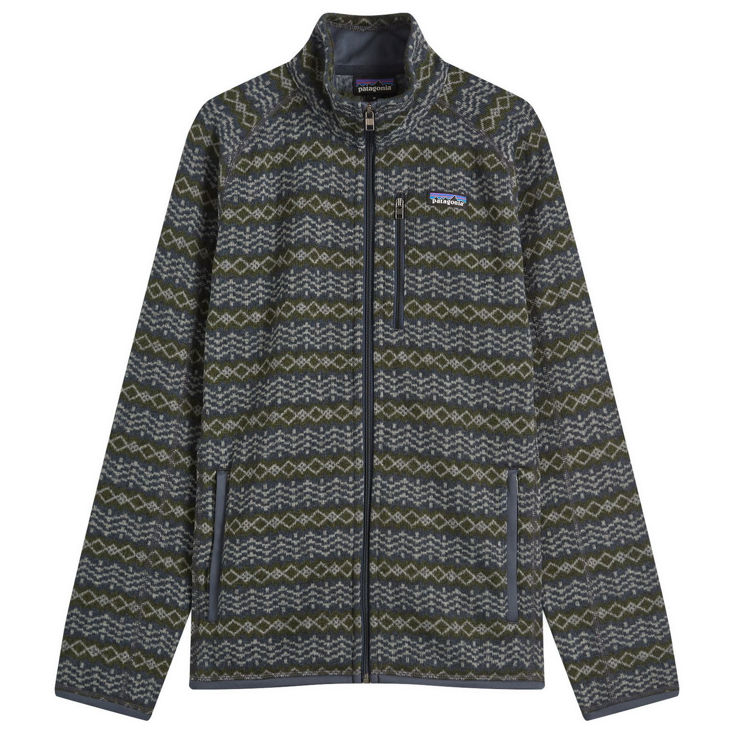 Яке Patagonia Better Sweater Jacket Woven Together, Size Small Сиво | 25528-WNSM, 0