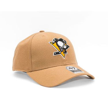 Шапка с козирка '47 Brand NHL Pittsburgh Penguins Snapback '47 MVP Camel Бежово | H-MVPSP15WBP-QL, 0