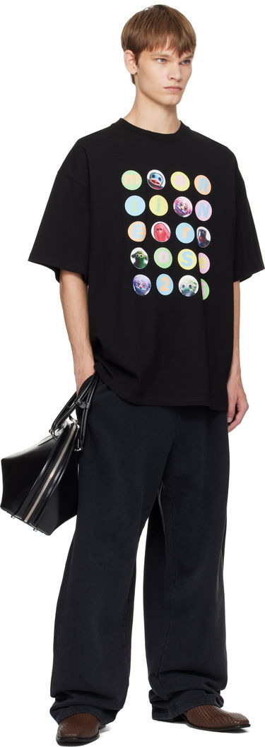 Тениска Martine Rose Martine Rose Oversized Graphic T-Shirt Черно | 621JE06001J, 3