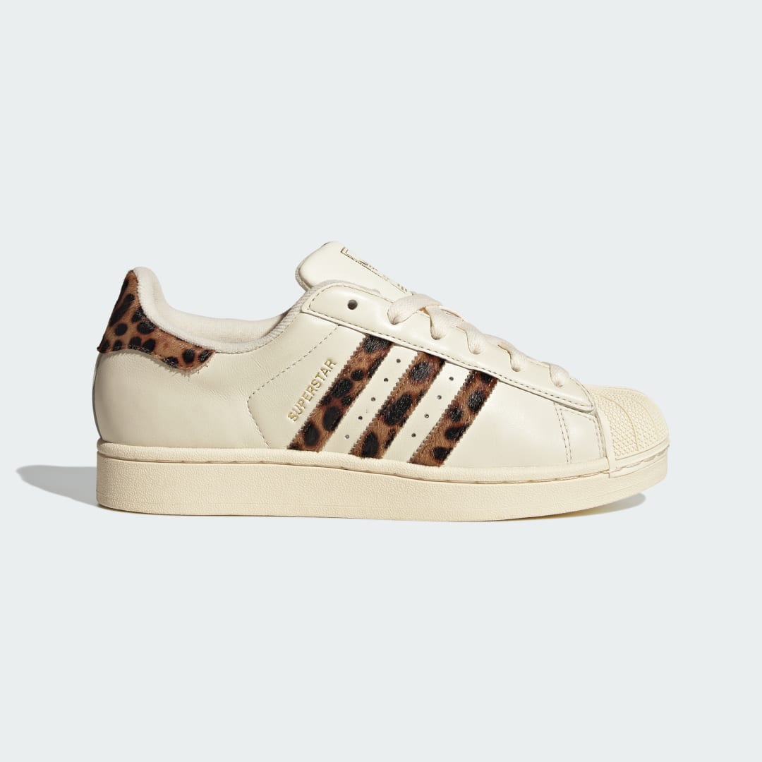 Кецове и обувки adidas Originals Superstar II "Cream White Leopard" Бяло | HQ2696, 0