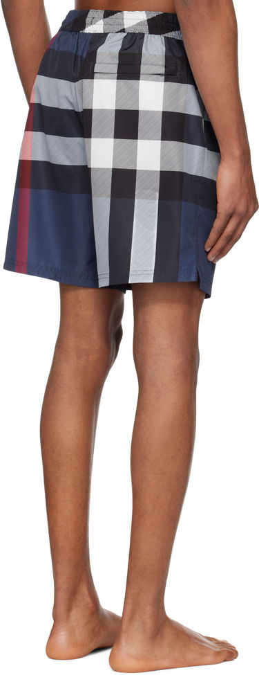 Бански Burberry Burberry Check Swim Shorts Синьо | 8107273, 2
