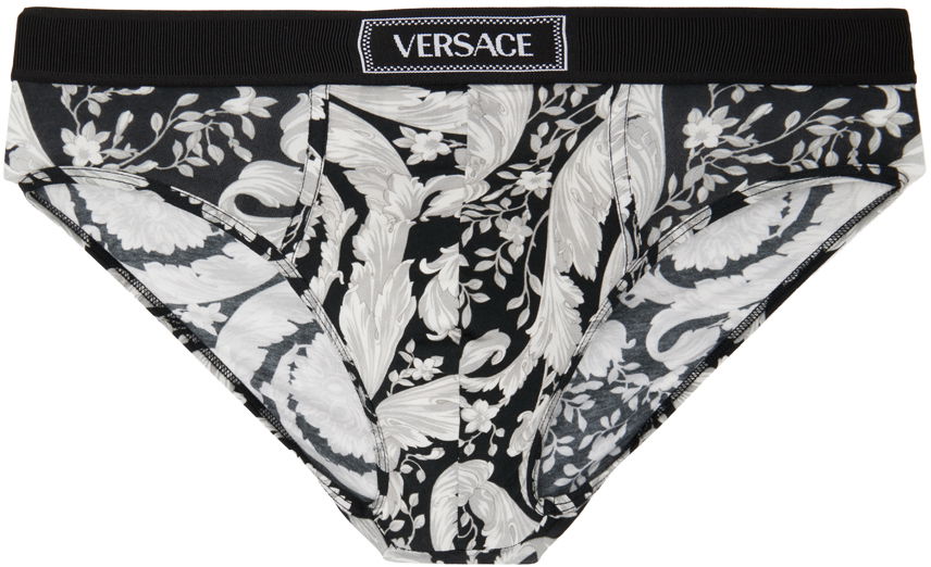 гащички Versace Low-Rise Briefs Черно | 1014036_1A11603, 0
