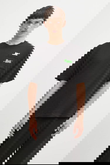 Тениска Puma Puma x RIPNDIP T-Shirt with Peeking Cat Pocket Print Черно | 633779, 0