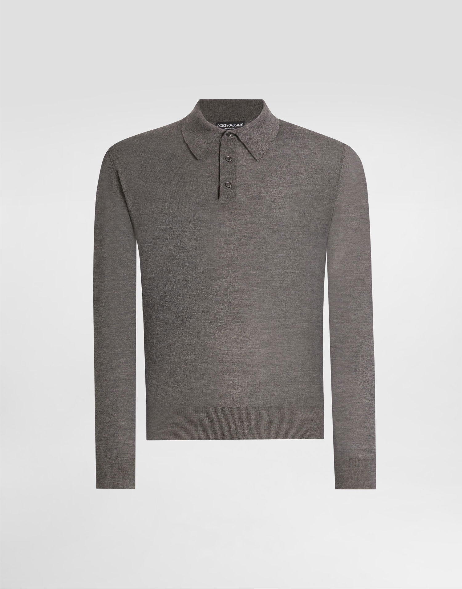 Поло тениска Dolce & Gabbana Dolce & Gabbana Cashmere Polo Shirt Сиво | GXZ25TJBW05N4032, 0