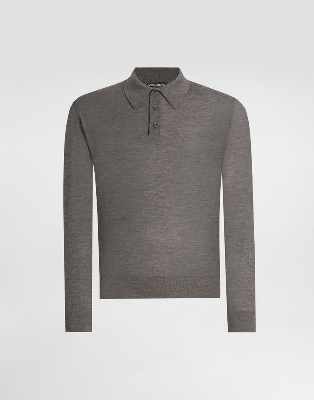 Dolce & Gabbana Cashmere Polo Shirt
