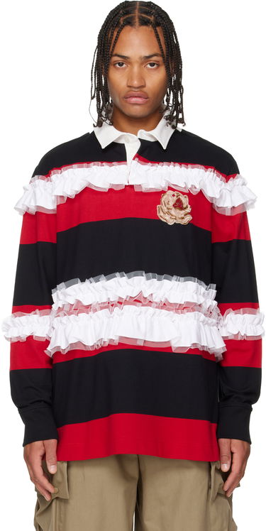 Поло тениска Simone Rocha Simone Rocha Ruffle Rugby Polo Многоцветен | 5360B 1282, 0