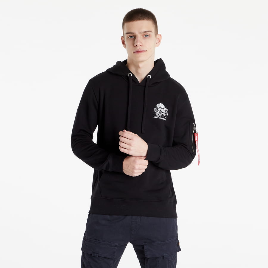 Суитчър Alpha Industries Heritage Dragon Hoody Черно | 106333-03, 0