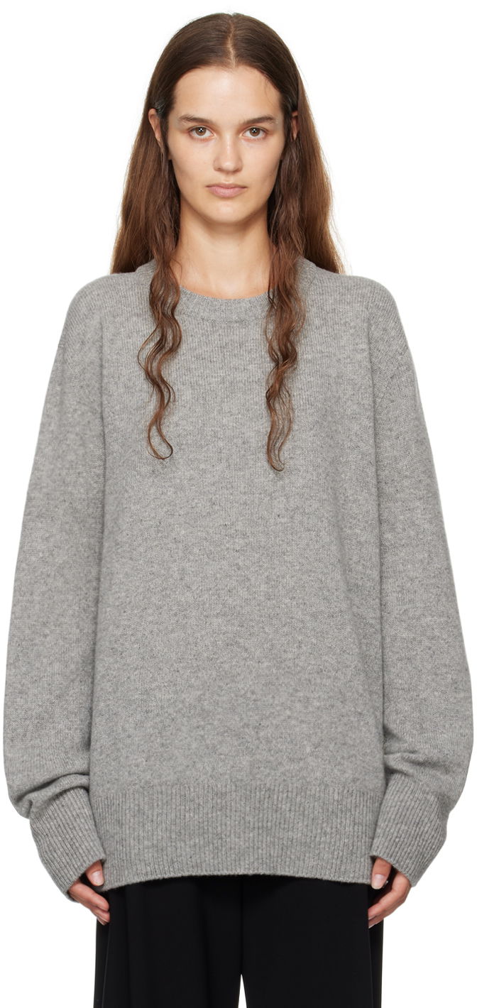 Пуловер The Row Sweater Loose Fit Сиво | 5582-Y184, 0