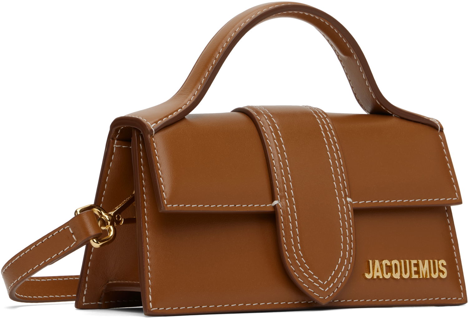 Чанта през рамо Jacquemus Le Raphia 'Le Bambino' Clutch Кафяво | 22H213BA006-3072, 1