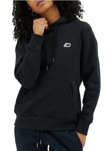 Суитчър New Balance Small Logo Hoodie Черно | wt23602-bk