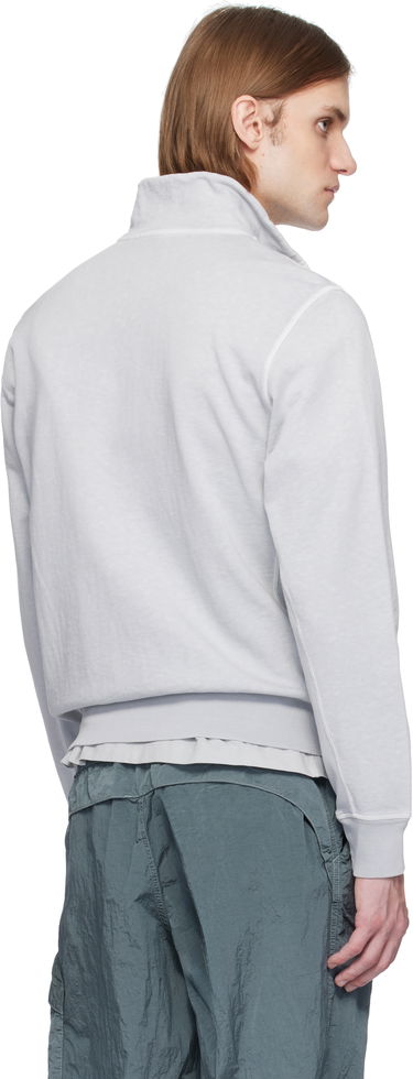 Суитчър Stone Island Stone Island Fleece Sweatshirt with Zip Closure Сиво | K1S15 6100022 S0060, 2
