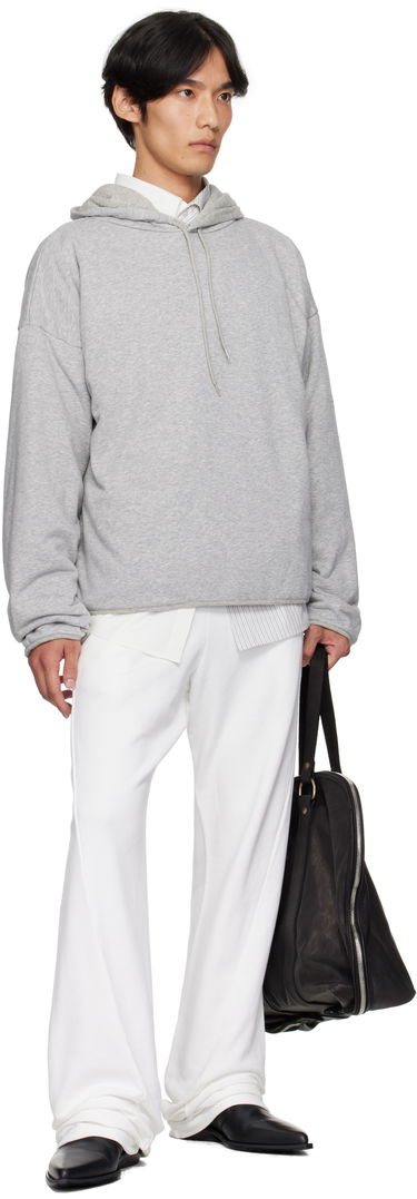 Суитчър Maison Margiela MM6 Maison Margiela Drawstring Hoodie Сиво | SH0GU0030 M25013, 3