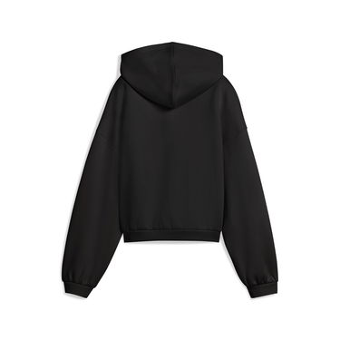 Суитчър Puma Wardrobe Essentials Cropped Hoodie Черно | 632051_01, 4
