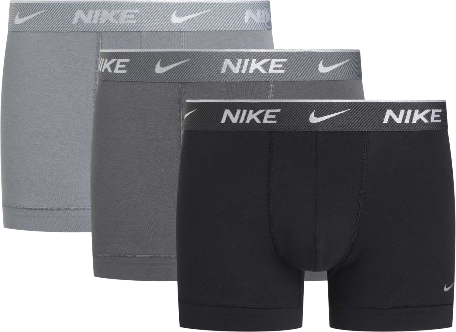Боксерки Nike Nike Cotton Trunk Boxer Shorts (3 Pairs) Сиво | ke1008-u91, 0