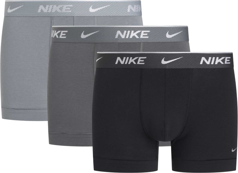 Боксерки Nike Nike Cotton Trunk Boxer Shorts (3 Pairs) Черно | ke1008-u91