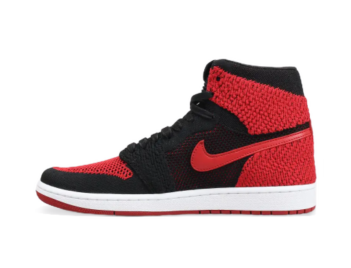 Лимитирано Издание Jordan Air Jordan 1 Retro High OG Flyknit "Bred" GS Черно | 919702-001